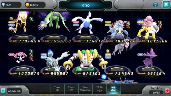 MÃ : #TTS3403 - SV 1732 - V6 - 1K8 SÁCH - RỒNG XƯƠNG BÁ CHỦ THẦN GIÓ LUGIA AMDLO RAIKOU MES