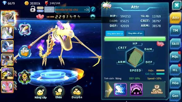 MÃ : #TTS3403 - SV 1732 - V6 - 1K8 SÁCH - RỒNG XƯƠNG BÁ CHỦ THẦN GIÓ LUGIA AMDLO RAIKOU MES