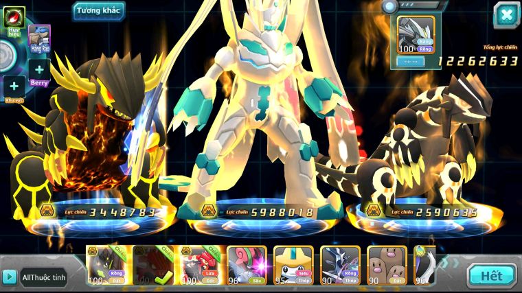 MÃ : #TTS3407 - SV 1638 - ZYGRADE BÁ CHỦ QVLD BC GROUDON BC CẶP LATI