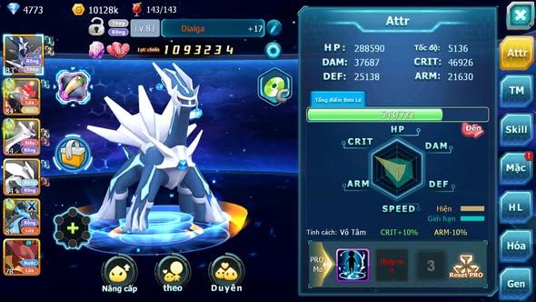 MÃ : #TTS3406 - SV1712 - DIALGA GROUDON UNVOA LATI