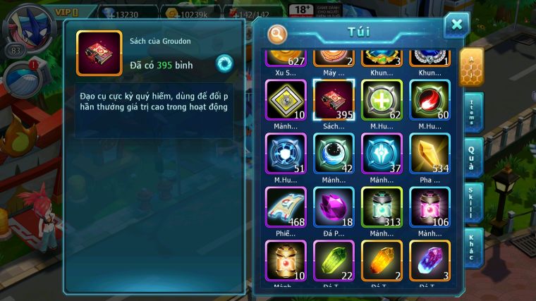 MÃ : #TTS3415 - SV 1730 - 13K KC-  395 SÁCH - HOOH DRAK HOOH GROUDON BC LATI