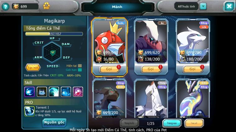 MÃ : #TTS3414 - SV 1730 - 28K KC - 1K SÁCH MEW GIÁP BÁ CHỦ TAPU LELE ĐỦ MẢNH BC  CELEBI GOODRA