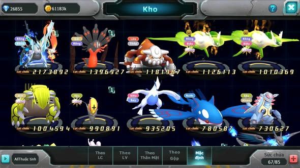 MÃ : #TTS3413 - SV 1724 - 26K KC - 950 SÁCH - UNVOA CẶP LATI BÁ CHỦ ZEVIL HENTRAN GROUDON LUGIA