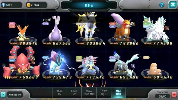 MÃ : #TTS3422 - SV 1633 - 878 SÁCH - V3 - MEW GIÁP BÁ CHỦ UNVOA DRAK HOOH LUGIA LATI