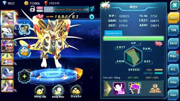 MÃ : #TTS3422 - SV 1633 - 878 SÁCH - V3 - MEW GIÁP BÁ CHỦ UNVOA DRAK HOOH LUGIA LATI