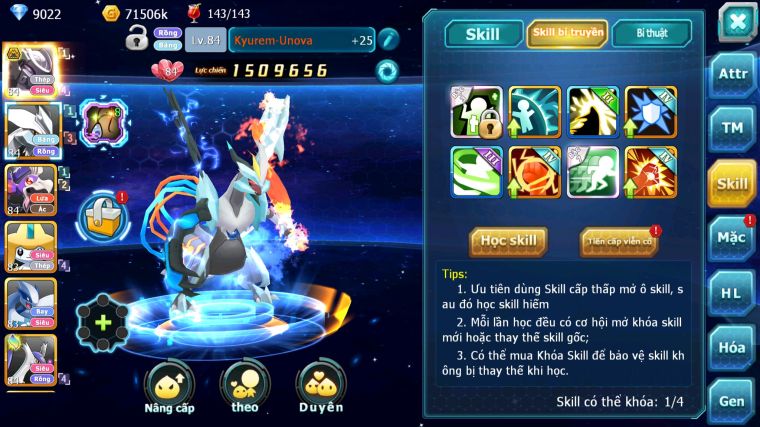 MÃ : #TTS3422 - SV 1633 - 878 SÁCH - V3 - MEW GIÁP BÁ CHỦ UNVOA DRAK HOOH LUGIA LATI