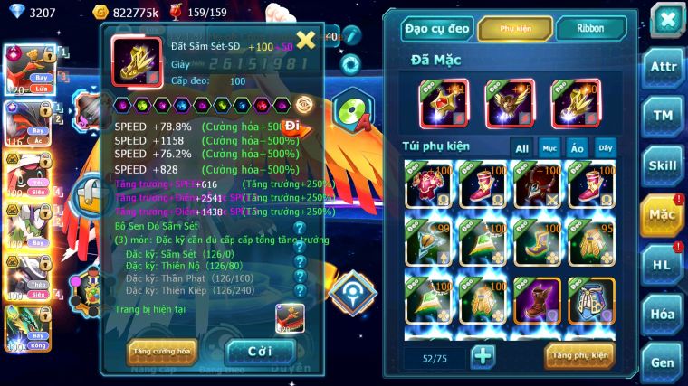 MÃ : #TTS3430 - SV 1548 - TOP14 - V14 - HOOH CH DYNAMAX FUL SS - YVETAL FULL HH QUÁ CHUẨN-  TEAM SIÊU BC QUÁ ĐẸP