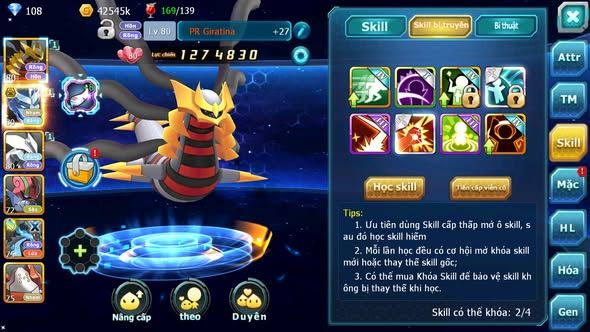 MÃ : #TTS3443 - SV1734 - V5 - GIRATINA RẮN BĂNG BÁ CHỦ UNVOA GROUDON
