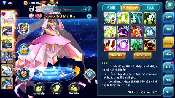 MÃ : #TTS3450 - SV1612 - V12 - DIANCIE DYNAMAX TAPU FINI BC XERM BC PR DIGLA UNVOA