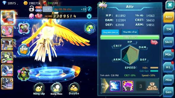 MÃ : #TTS3451 - SV 1704 - 10K KC - 335 SÁCH - HOOH BC MES AMDLO CELEBI LUGIA DIALGA