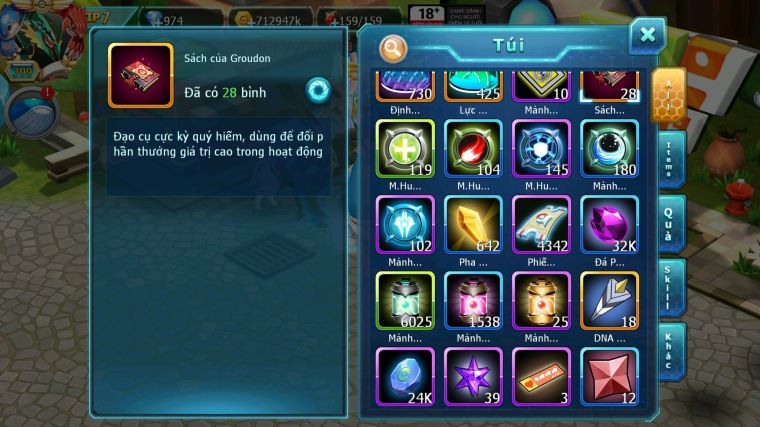 MÃ : #TTS3464 - SV1094 - TOP16 - PALKIA CỘNG HƯỞNG FUL SS CHỈ SỐ CỰC BÁ UNVOA WB BC CẶP CÁ BÁ CHỦ DIANCIE BC MEW GIÁP BC NHIỀU PET HT BC