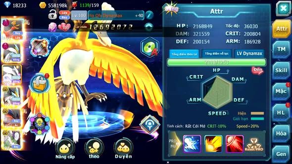 MÃ : #TTS3467 - SV1411 - V6 - 18K KC - HOOH DYNAMAX WHITE DYNAMAX UNVOA BLACK BC YVETAL BC NHIỀU PET BC QUÁ NGON