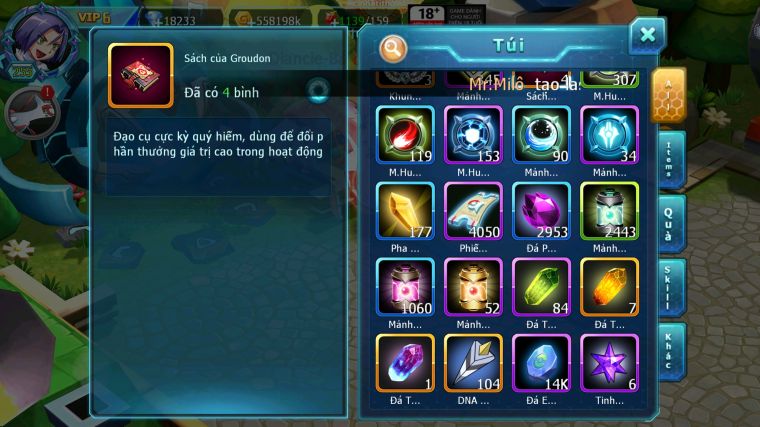 MÃ : #TTS3467 - SV1411 - V6 - 18K KC - HOOH DYNAMAX WHITE DYNAMAX UNVOA BLACK BC YVETAL BC NHIỀU PET BC QUÁ NGON