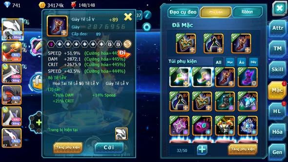 MÃ : #TTS3473 - SV 1700 - V5 - UNVOA HOOH CẶP LATI YVETAL GIRATINA