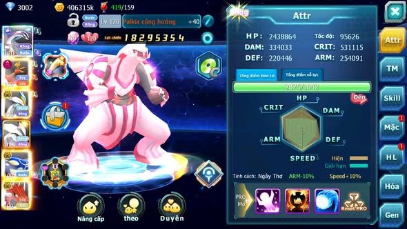 MÃ : #TTS3471 - SV 1380 - V10 - PALKIA CỘNG HƯỞNG FULLSS CỰC NGON - HOOH DYNAMAX WHITE DYNAMAX UNVOA BLACK KYOGRE CẶP CÁ BÁ CHỦ