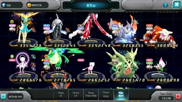 MÃ : #TTS3479 - SV 1383 - V11 - HOOH DYNAMX DINACIE DYNAMAX LUGIA BÁ CHỦ UNVOA QVLD BC THẦN GIÓ BC GROUDON BC