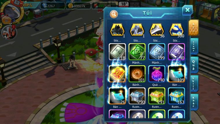 MÃ : #TTS3477 - SV1619 - V5 - QVBC BÁ CHỦ UNVOA RAIKOU CẶP LATI QVLD BĂNG NÉ