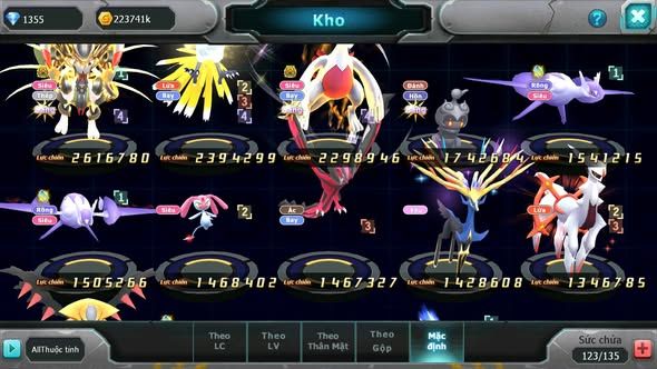 MÃ : #TTS3485 - SV 1374 - V4 - MEW GIÁP BÁ CHỦ LUGIA BC HOOH CẶP LATI QUÁ NGON