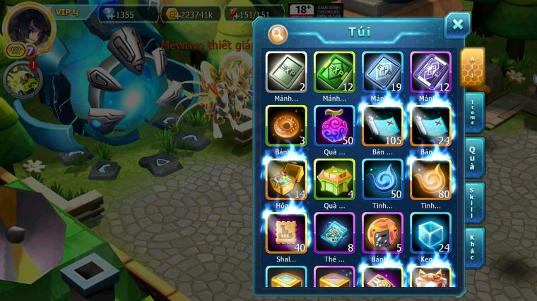 MÃ : #TTS3485 - SV 1374 - V4 - MEW GIÁP BÁ CHỦ LUGIA BC HOOH CẶP LATI QUÁ NGON