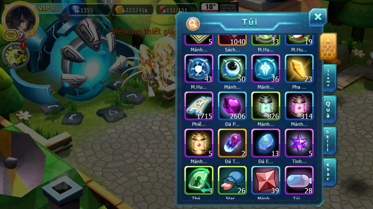 MÃ : #TTS3485 - SV 1374 - V4 - MEW GIÁP BÁ CHỦ LUGIA BC HOOH CẶP LATI QUÁ NGON