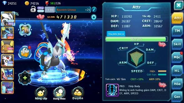 MÃ : #TTS3490 - SV 1763 - TOP43 - 24K KC - UNVOA MEGA CHAR AMDLO