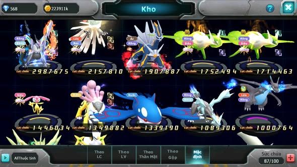 MÃ : #TTS3487 - SV 1707 - V7 - 600 SÁCH - UNVOA CẶP LATI BÁ CHỦ HOOH PR DILGA MÉ RAIKOU KYOGRE