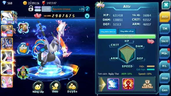 MÃ : #TTS3487 - SV 1707 - V7 - 600 SÁCH - UNVOA CẶP LATI BÁ CHỦ HOOH PR DILGA MÉ RAIKOU KYOGRE