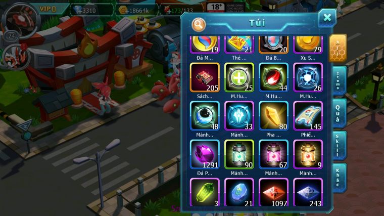 MÃ : #TTS3493 - SV 1754 - HOOH UNVOA GROUDON ZEVIL