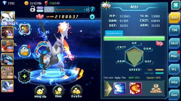 MÃ : #TTS3499 - SV 1737 - UNVOA ZEVIL HOOH KYOGRE