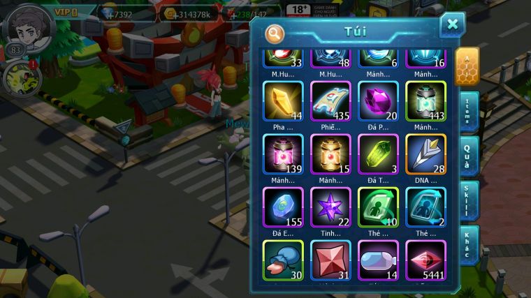 MÃ : #TTS3499 - SV 1737 - UNVOA ZEVIL HOOH KYOGRE