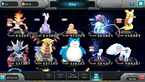 MÃ : #TTS3497 - SV 1727 - V4 - UNVOA HOOH GROUDON LATI AMDLO