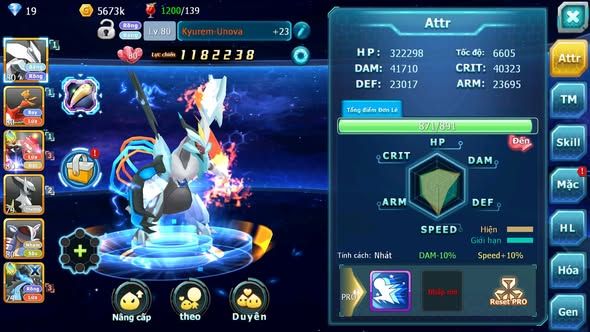 MÃ : #TTS3497 - SV 1727 - V4 - UNVOA HOOH GROUDON LATI AMDLO