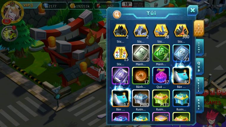 MÃ : #TTS3504 - SV 1330 - HOOH BC PIKACHU BC UNVOA TAPU KOKOO QVLD RAI KOU