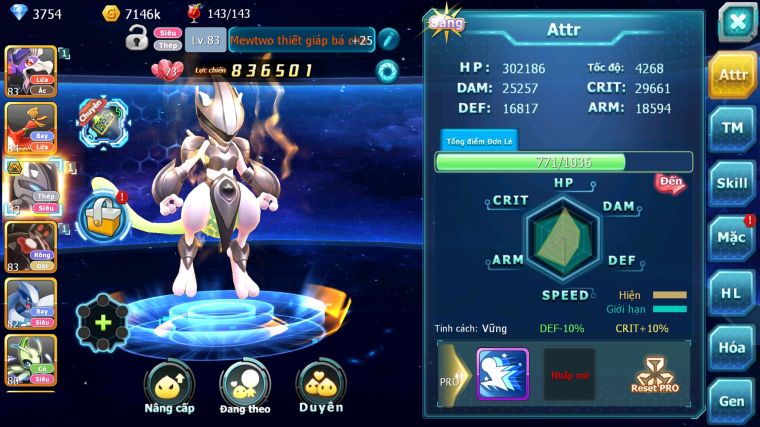 MÃ : #TTS3515 - SV 1727 - DRAK HOOH HOOH MEW GIÁP BC ZEVIL