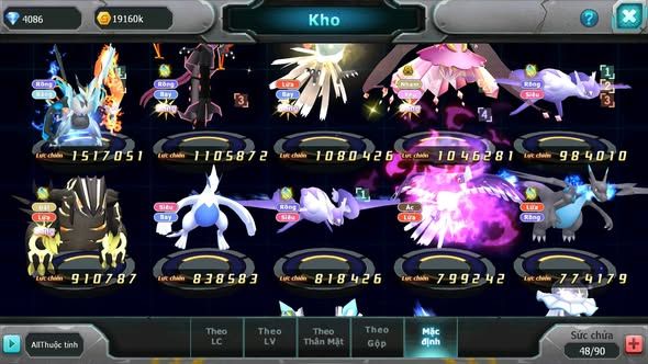 MÃ : #TTS3514 - SV 1000 - V11 - UNVOA RAYQUAZA HOOH DIANCIE BC CẶP LATI NHIỀU PET HT