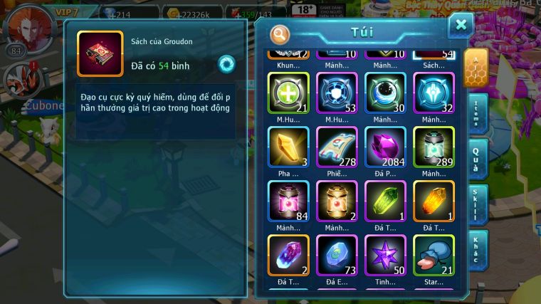 MÃ : #TTS3512 - SV 1727 - V7 - HOOH DRAK HOOH GROUDON BC UNVOA RAIKOU