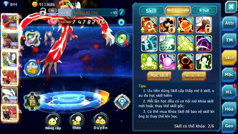 MÃ : #TTS3518 - SV 1617 - V11 - TOP43 - HOOH DYNAMAX YVETAL BÁ CHỦ THẦN GIÓ BCQVLD GROUDON BC UNVOA QUÁ NGON