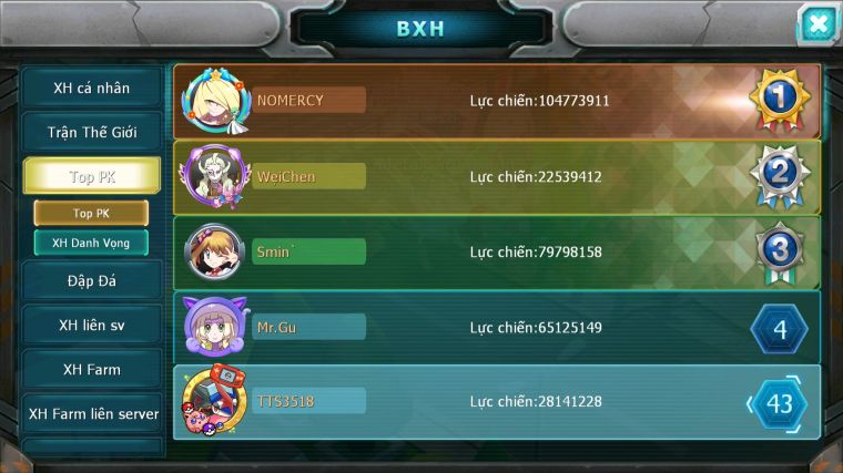 MÃ : #TTS3518 - SV 1617 - V11 - TOP43 - HOOH DYNAMAX YVETAL BÁ CHỦ THẦN GIÓ BCQVLD GROUDON BC UNVOA QUÁ NGON