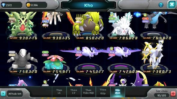 MÃ : #TTS3517 - SV 1744 - V10 - TAPU BULU ( BỊ LỖI SKILL ) DÀN PET NGON SALE RẺ CHO AE