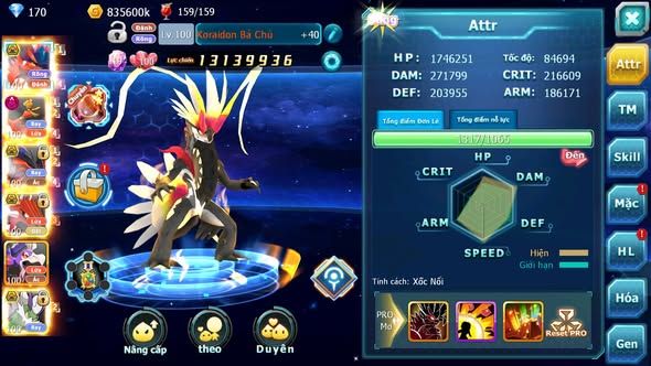 MÃ : #TTS3522 - SV 1610 - TOP19 - V15 - 1K3 SÁCH - KORAIDON BÁ CHỦ ĐC CHUYÊN 2 SAO - FULL HOOH - TEAM BAY BÁ CHỦ DYNAMAX QVLD BC