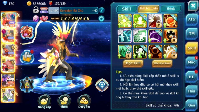 MÃ : #TTS3522 - SV 1610 - TOP19 - V15 - 1K3 SÁCH - KORAIDON BÁ CHỦ ĐC CHUYÊN 2 SAO - FULL HOOH - TEAM BAY BÁ CHỦ DYNAMAX QVLD BC