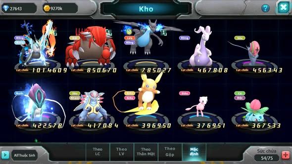 MÃ : #TTS3529 - SV 1764 TOP14 - 27K KC - UNVOA GROUDON GOODRA AMDLO