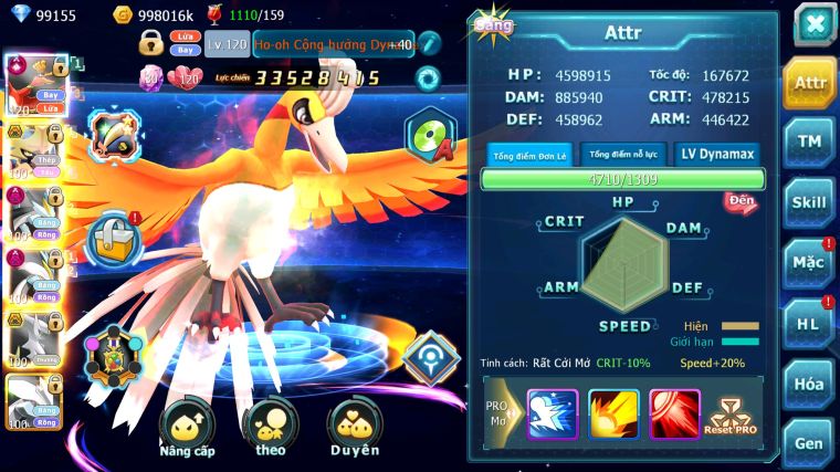 MÃ : #TTS3527 - SV 969 - TOP14 V15 - 99K KC - 3K SÁCH - HOOH CH DYNAMAX VUA KIẾM BÁ CHỦ WB DYNAMAX UNVOA CẶP CÁ BC