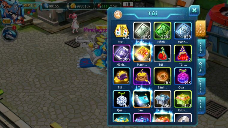 MÃ : #TTS3527 - SV 969 - TOP14 V15 - 99K KC - 3K SÁCH - HOOH CH DYNAMAX VUA KIẾM BÁ CHỦ WB DYNAMAX UNVOA CẶP CÁ BC