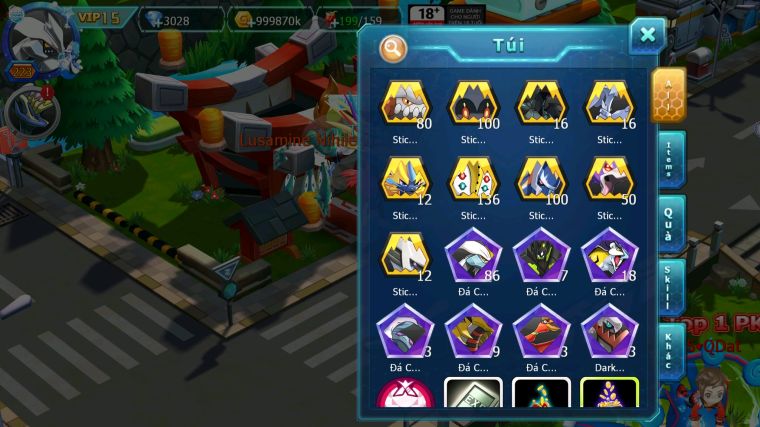 MÃ : #TTS3534 - SV 1265 - V15 - HOOH CH DYNAMAX UNVOA BÁ CHỦ WB DYNAMAX LUGIA BC PALKIA BC QUÁ NGON