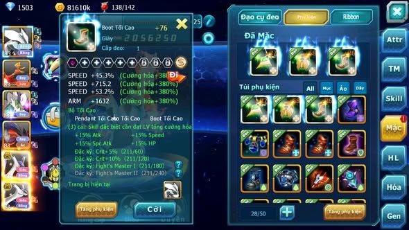 MÃ : #TTS3536 - SV 1736 - V7 - UNVOA HOOH THẦN GIÓ YVETAL CẶP LATI BÁ CHỦ  2 TEAM NGON