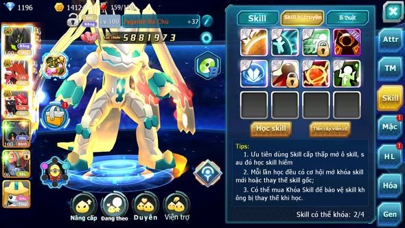 MÃ : #TTS3540 - SV 1638 - Z100 BÁ CHỦ QVLD BC GROUDON BC