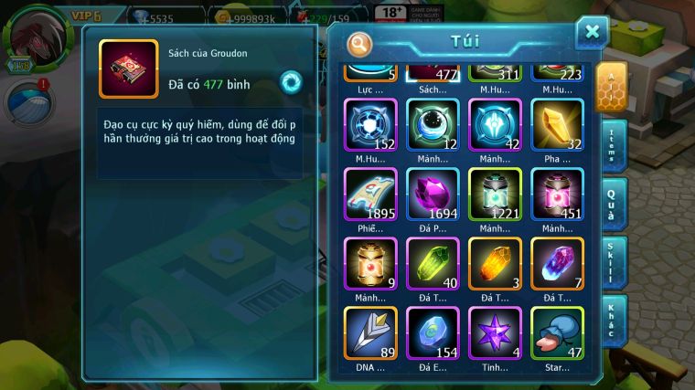 MÃ : #TTS3545 - SV 1591 - V6 - 477 SÁCH - HOOH DYNAMAX DIANCIE BC QVLD BC TAPU FINI XERM