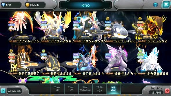 MÃ : #TTS3543 -  SV1097 - TOP29 V13 - 1K6 SÁCH - HOOH CH DYNAMAX UNVOA WB BC QVBC BC QVLD BC GROUDON BC