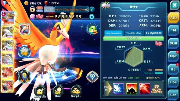 MÃ : #TTS3543 -  SV1097 - TOP29 V13 - 1K6 SÁCH - HOOH CH DYNAMAX UNVOA WB BC QVBC BC QVLD BC GROUDON BC